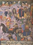 william r clark det var med en kamelkaravan som den ovan ur en medeltida persisk bok som anthony fenkinson 1558 forsokte att ta sig fram till det legendomspunna catha Germany oil painting artist